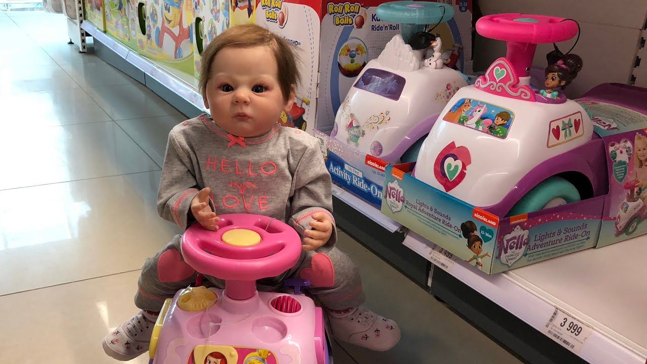 Шопинг с куклами реборн Shopping with reborn doll