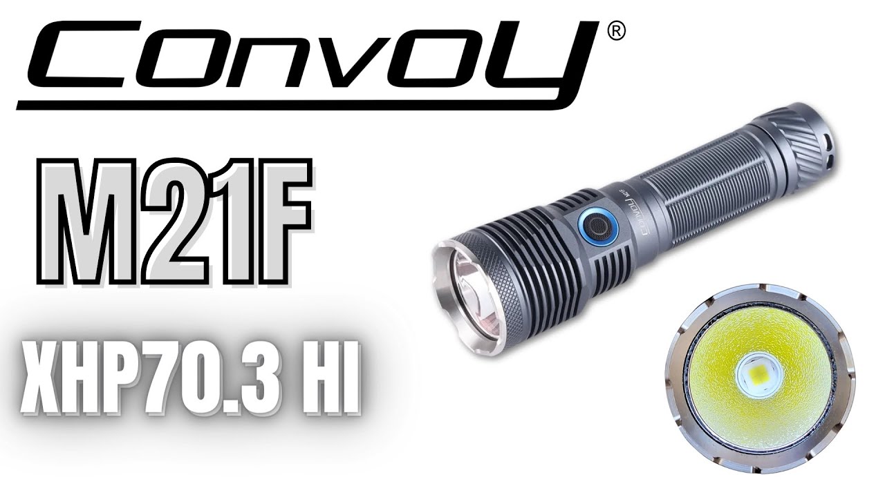 Lanterna Convoy M21F | LED XHP70.3 HI