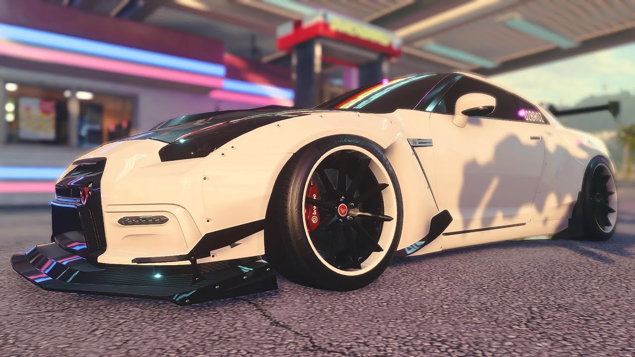 The NISSAN SKYLINE R35 GT-R (NFS HEAT CUSTOMIZATION)