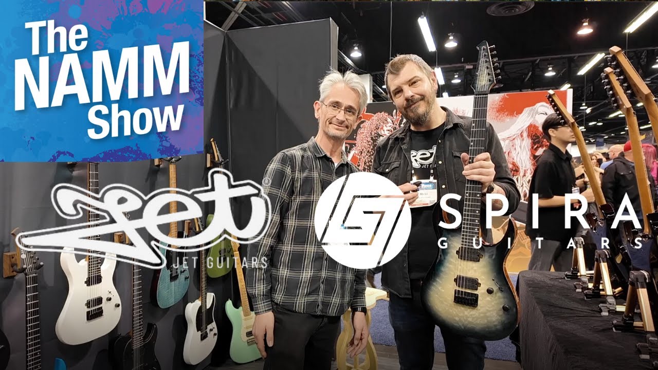 Jet Guitars and Spira Guitars Namm 2025