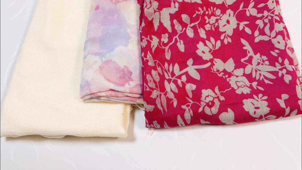 使わなくなったスカーフを何とかしたい！ちょっとだけリメイクで復活🎶 Revive your unused scarves with a little modification