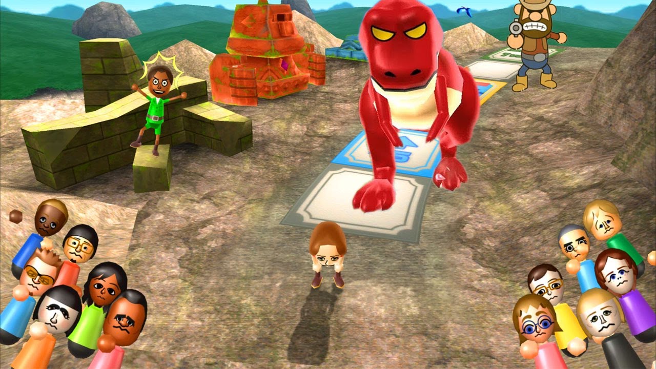 Wii Party Series Board Game Island - Guest C vs Elisa vs Daisuke vs Ursula (Master Difficulty)