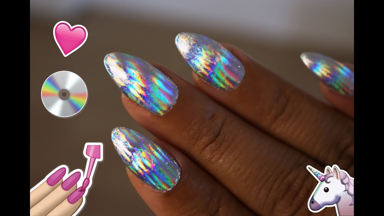 How to Mega Holo nails