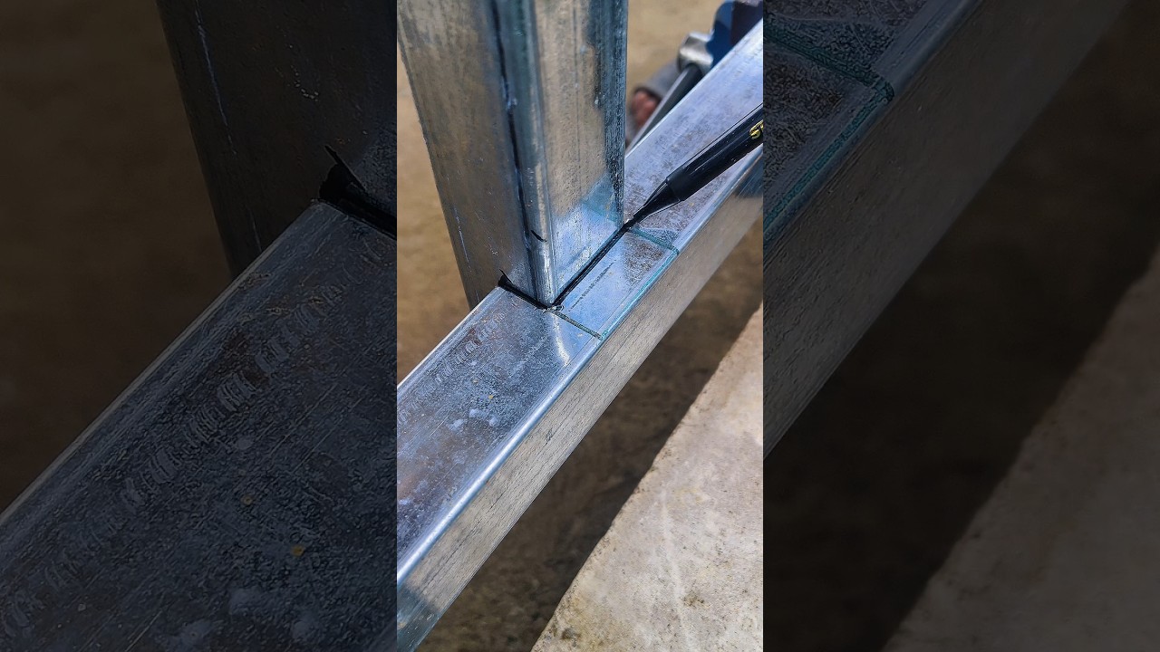 Another way to connect iron strongly and quickly #stickwelding #irontrick #welding #skills