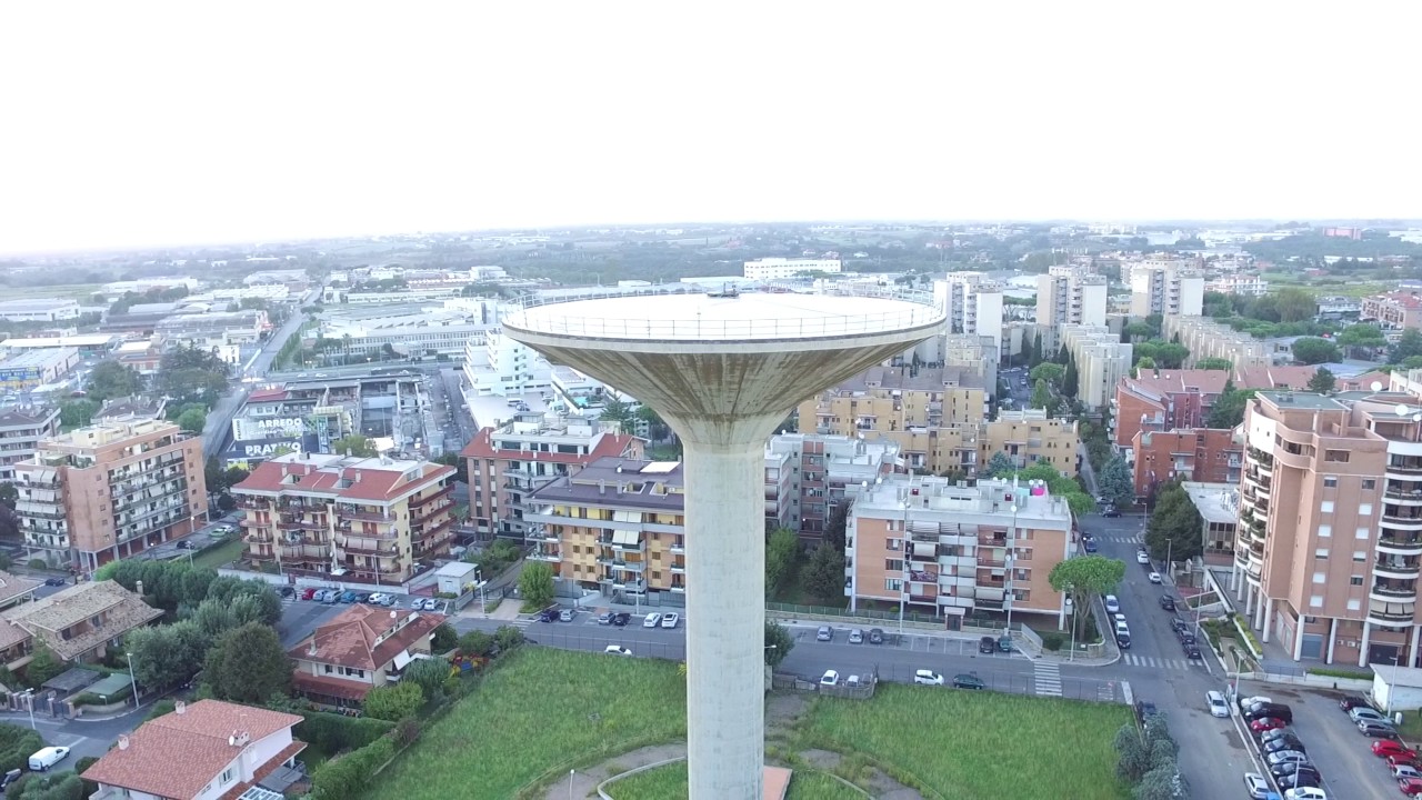 Pomezia vista dall'alto