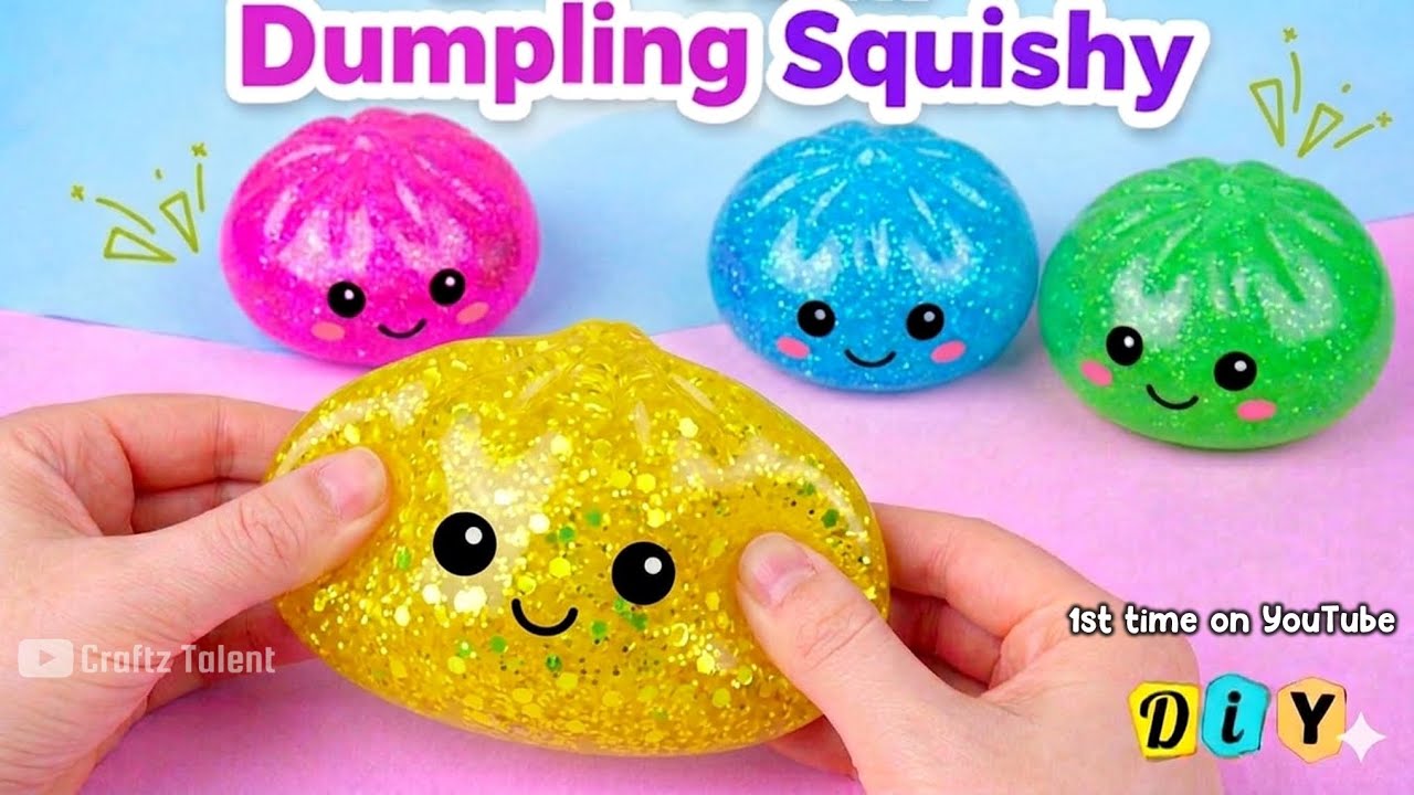How to make viral dumpling at home / Paper craft/ Easy craft ideasDIY/ school project/art and craft