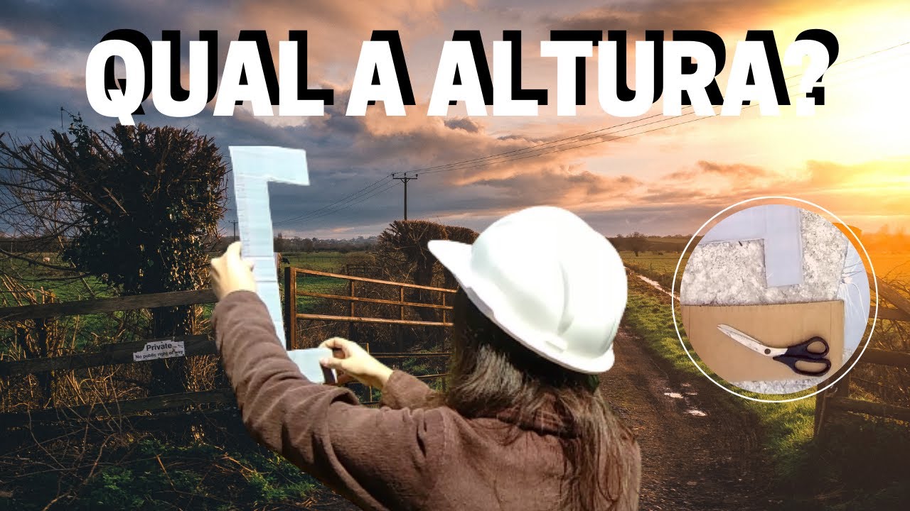 COMO MEDIR A ALTURA DE UMA ÁRVORE: Prática, criando um Hipsômetro de christen II.