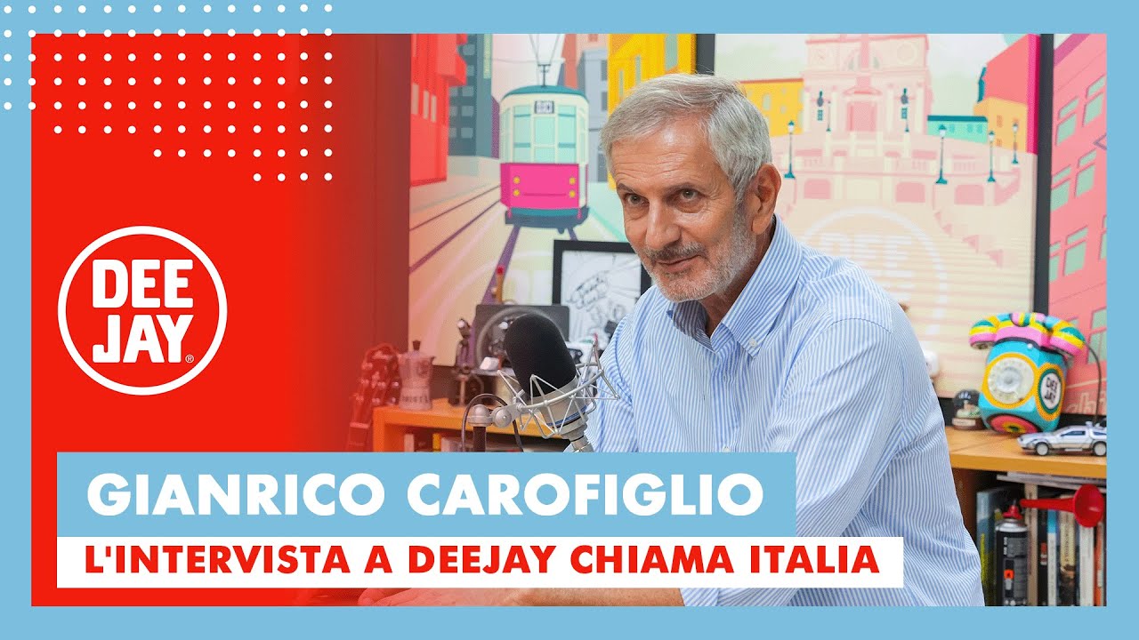 Gianrico Carofiglio a Deejay Chiama Italia con il libro 