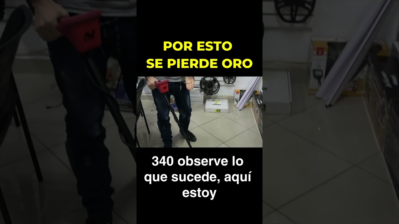 por &eacute;ste error tu detector de Metales no encuentra ORO😱