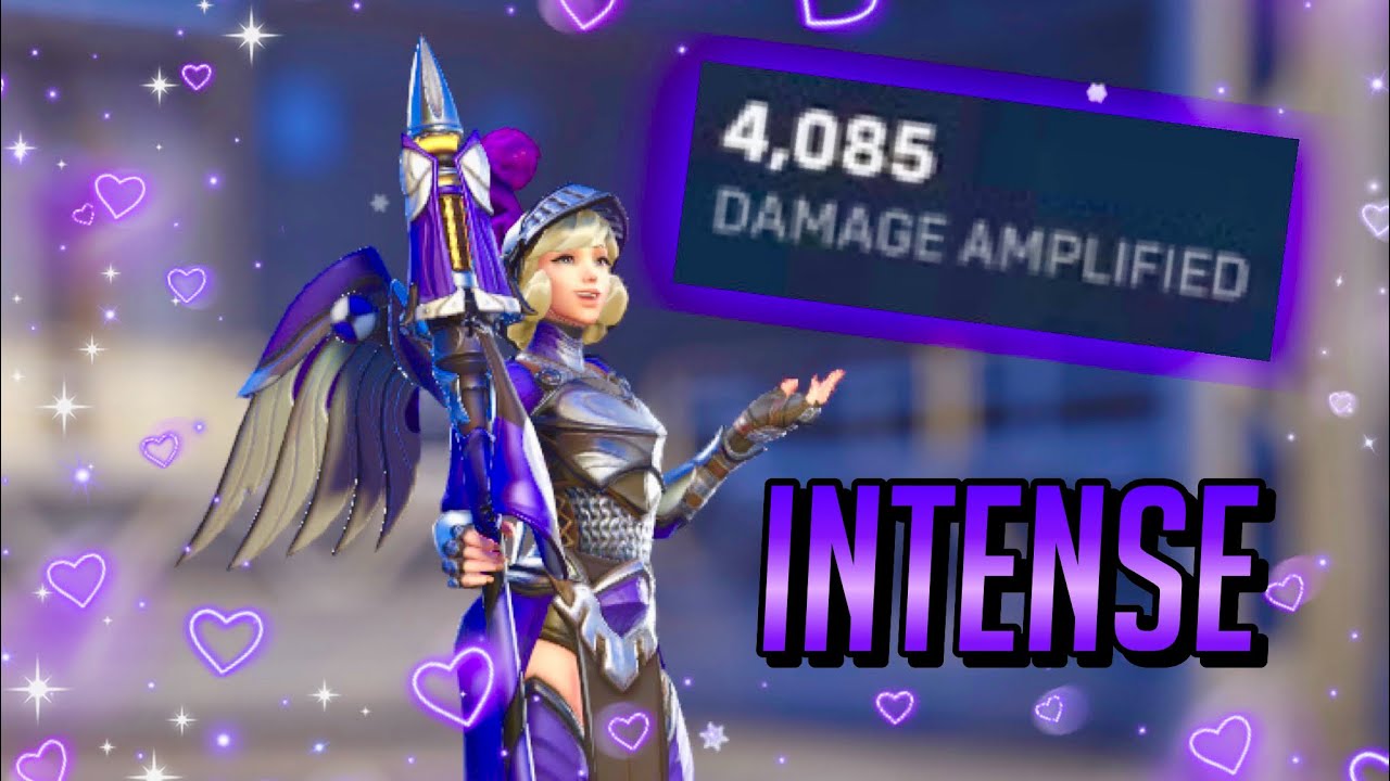 INSTENSE Season 9 Placement Match: Mercy Gameplay - Overwatch 2