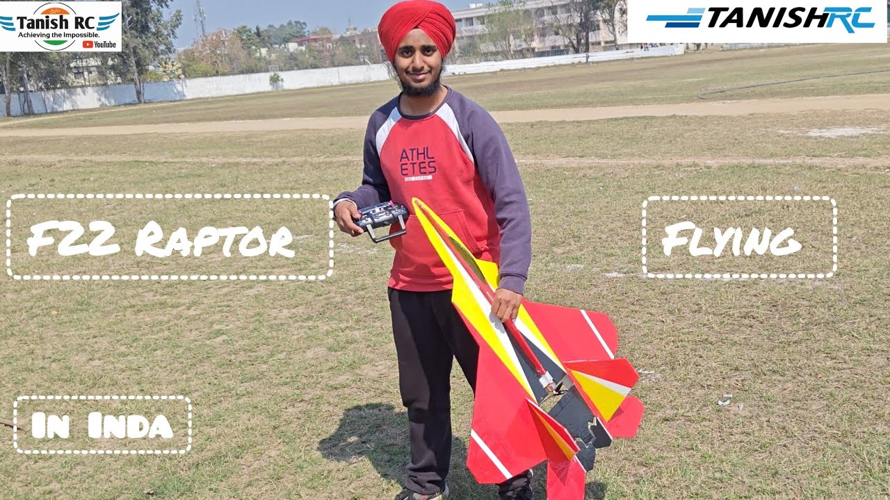F22 Raptor Rc Fighter Jet Flying || Fast Fighter Jet Plane || Rc Aircraft || F22 ✈️ || Tanish Rc