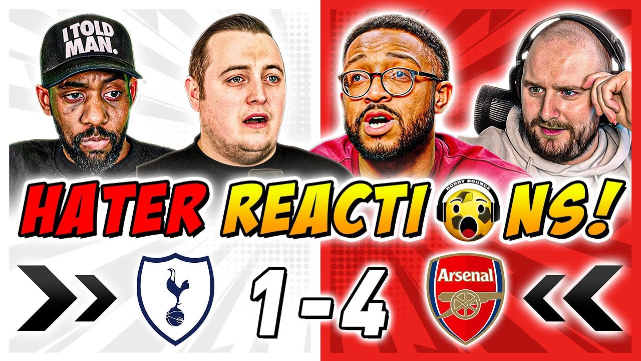 Arsenal's Rivals & Haters GUTTED 🤣 Reactions to Tottenham 1-4 Arsenal | Premier League Fan Reactions
