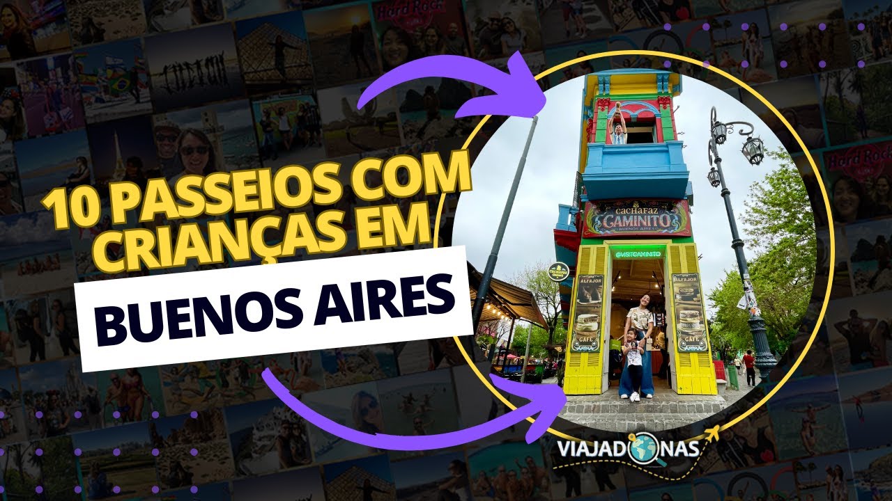 ⭐ 10 Passeios com Crianças em BUENOS AIRES
