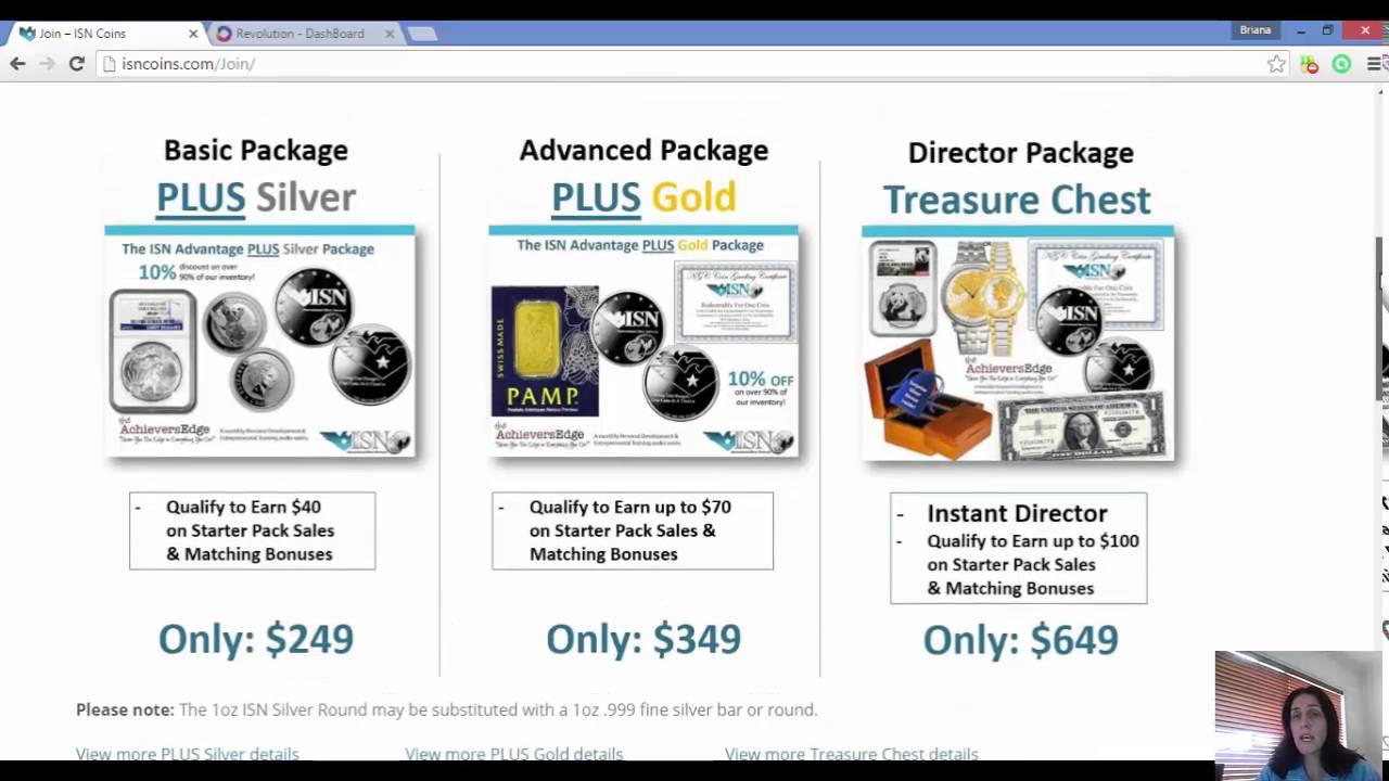 Getting started with International Silver Network - purchasing your package