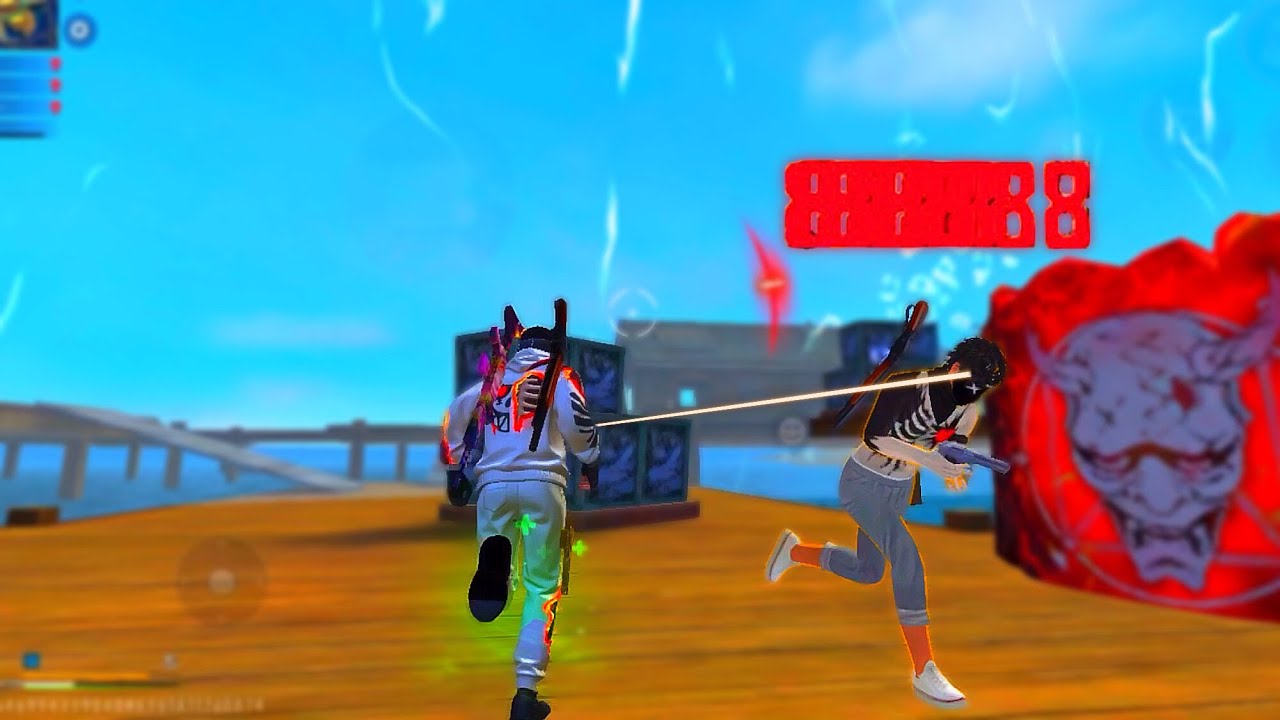 Death entry💀🔥 iphone 8 plus free fire highlights 📲🎯