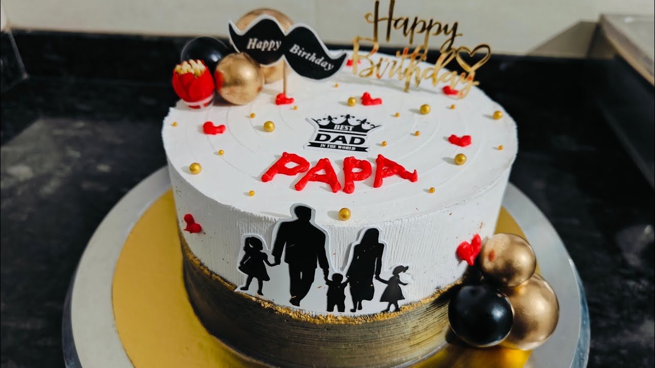 #birthdaycakedesign#fatherbirthdaycake#newcakedecoration#trandingcake#trufflecake#boycakedesign#new