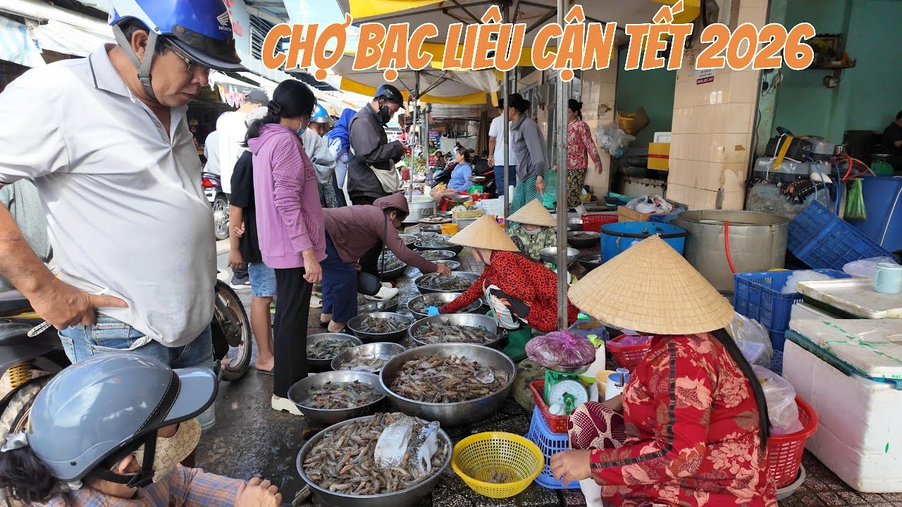 “Chợ Bạc Liêu cận Tết 2026: Tiểu thương lo lắng vì sức mua vẫn trầm lắng”