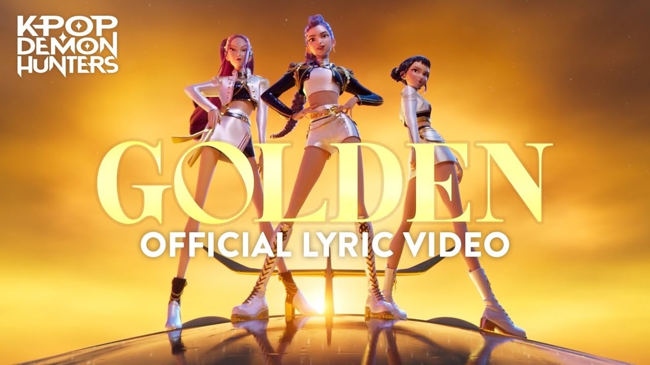 &ldquo;Golden&rdquo; Official Lyric Video | KPop Demon Hunters | Sony Animation