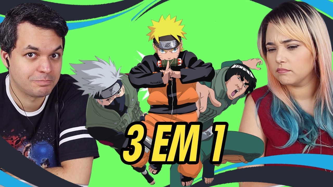 REACT 3 EM 1 Tipo Kakashi, Tipo Maito Gai e Tipo Narutin | Style Trap | Prod. Sidney Scaccio | MHRAP