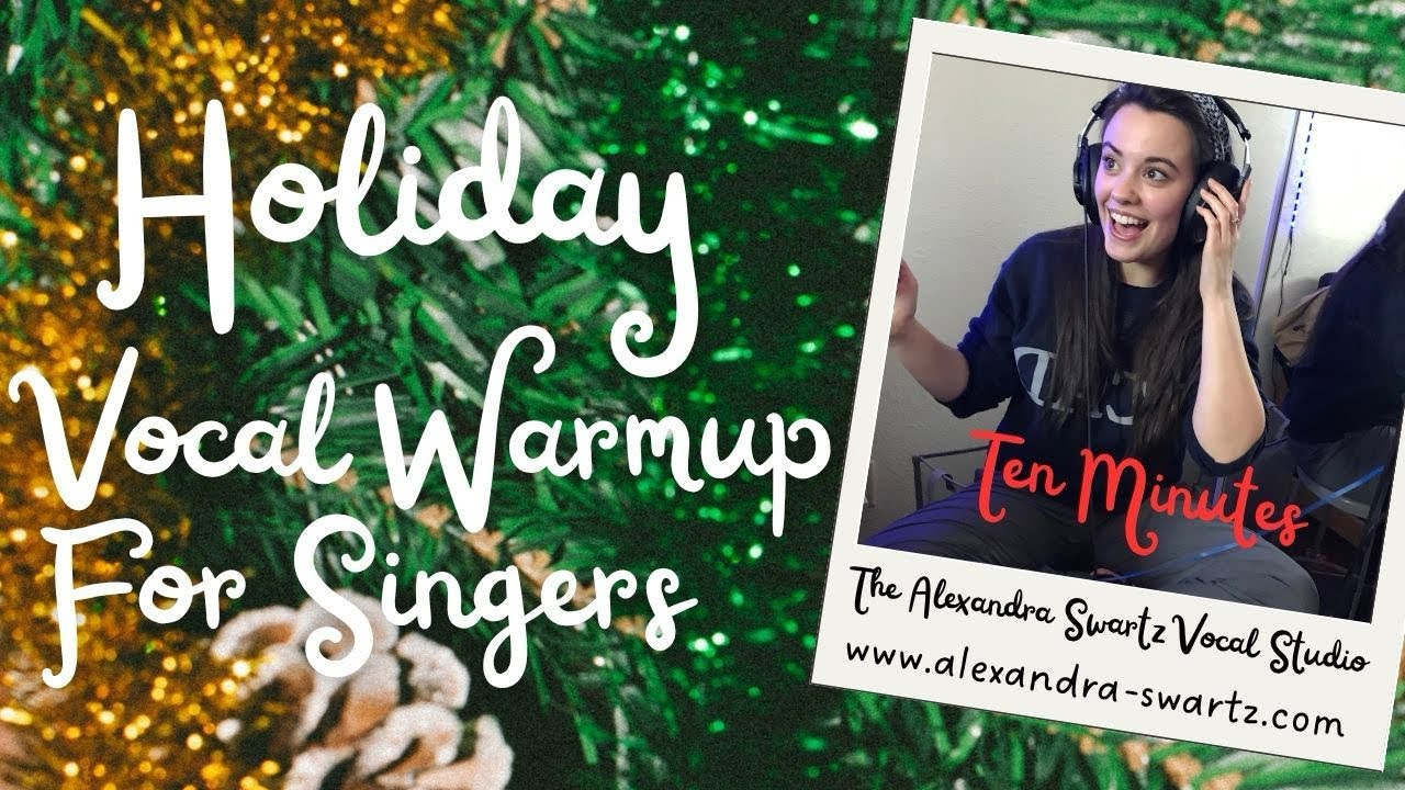 Ten Minute Holiday Singing Warm-Up for Singers | Sing with Me | Christmas Singing Exercises