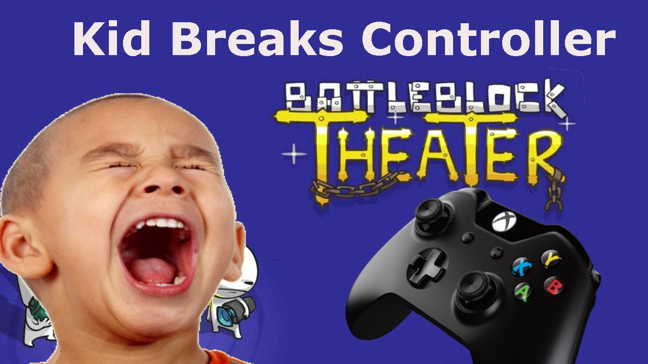 Angry Kid Breaks Controller Over BattleBlock Theater