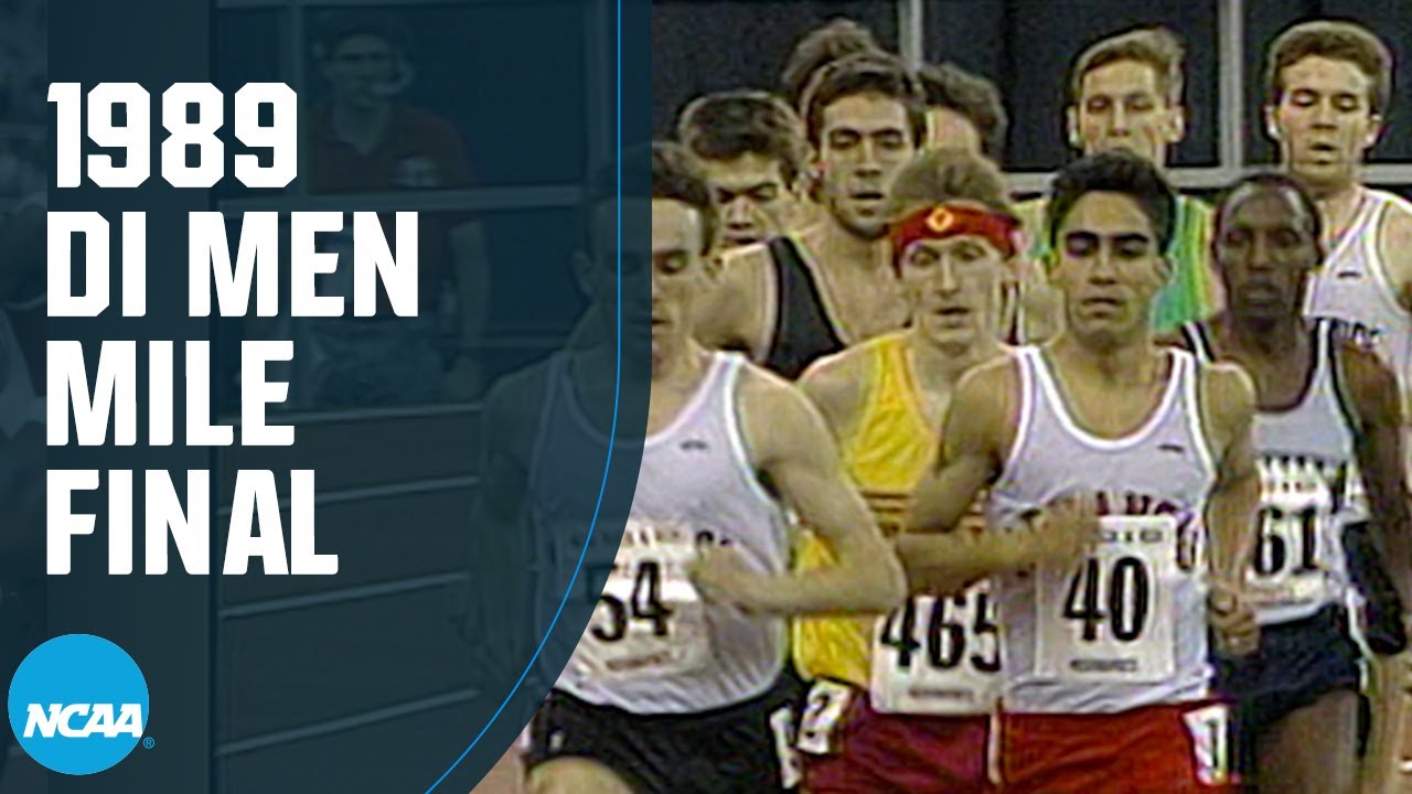 Men's mile - 1989 NCAA indoor track and field championship