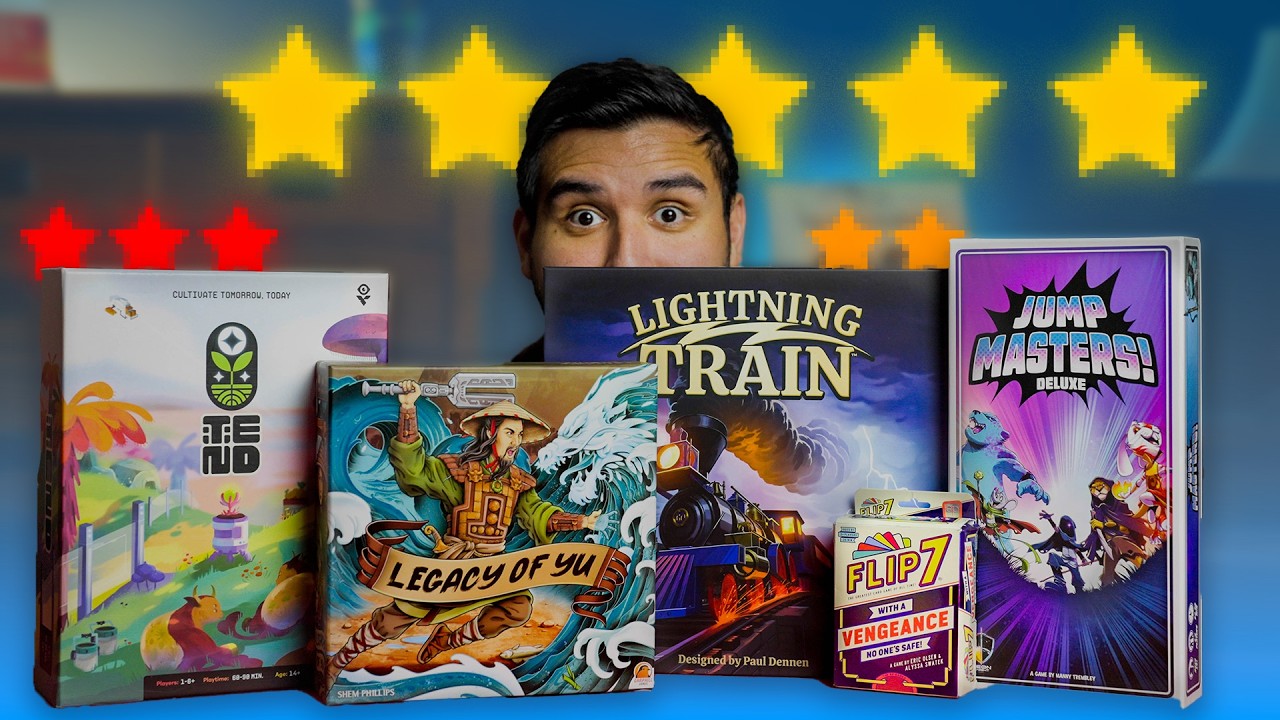 5 Games I Just Played… One Was a Big Miss | Board Game Banter #3