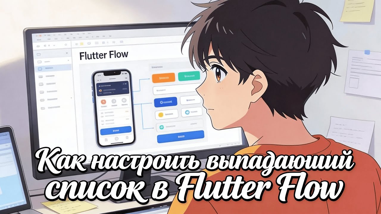 Как настроить Drop Down (Выпадающий список) в Flutter Flow