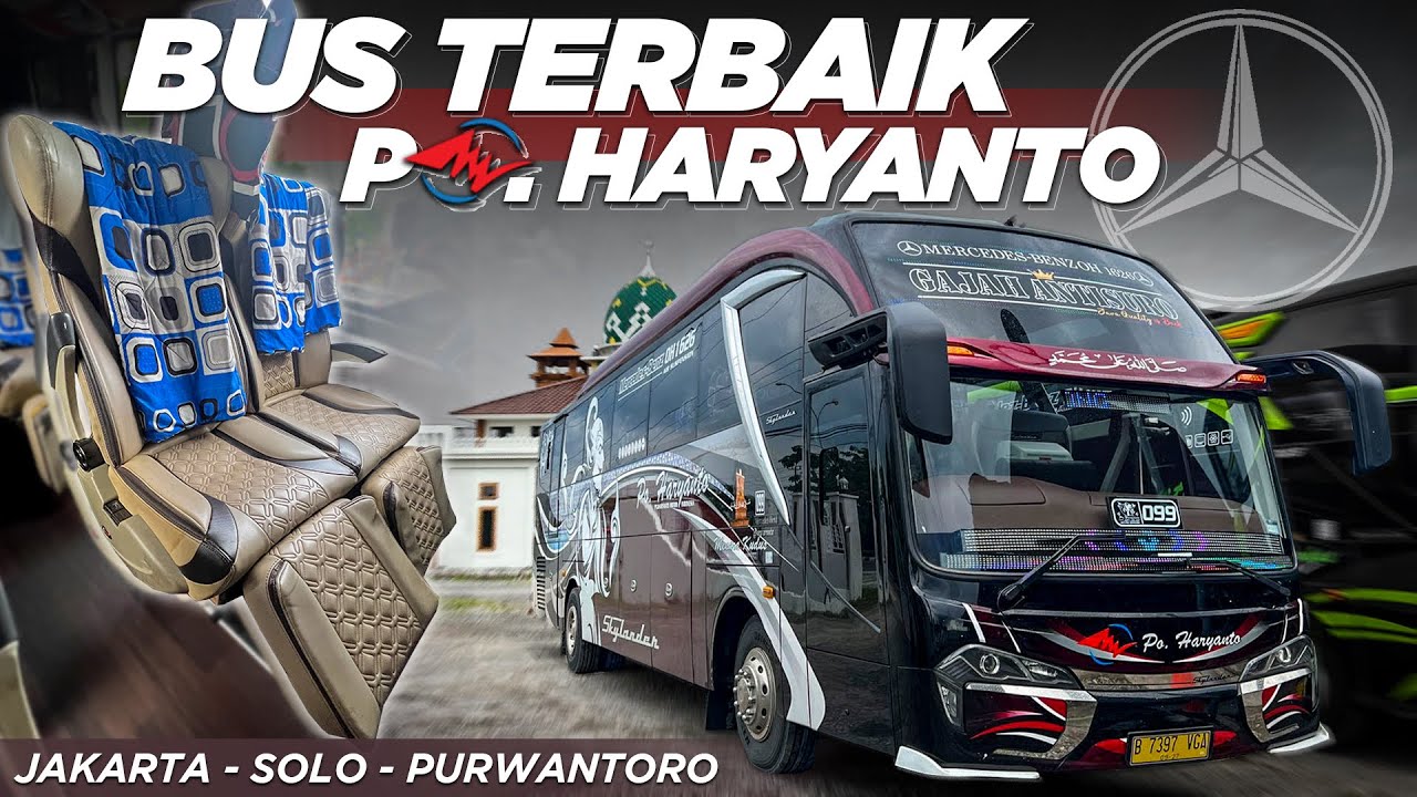 11 TAHUN NAIK BUS HARYANTO, INILAH YG TERBAIK‼️ Trip Jakarta - Solo with Haryanto 099 Skylander