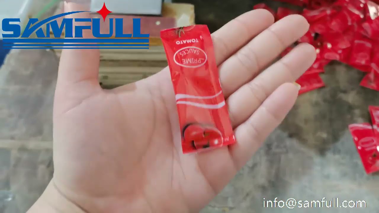 Small tomato paste packing machine, tomato sauce packing machine, tomato ketchup packing machine