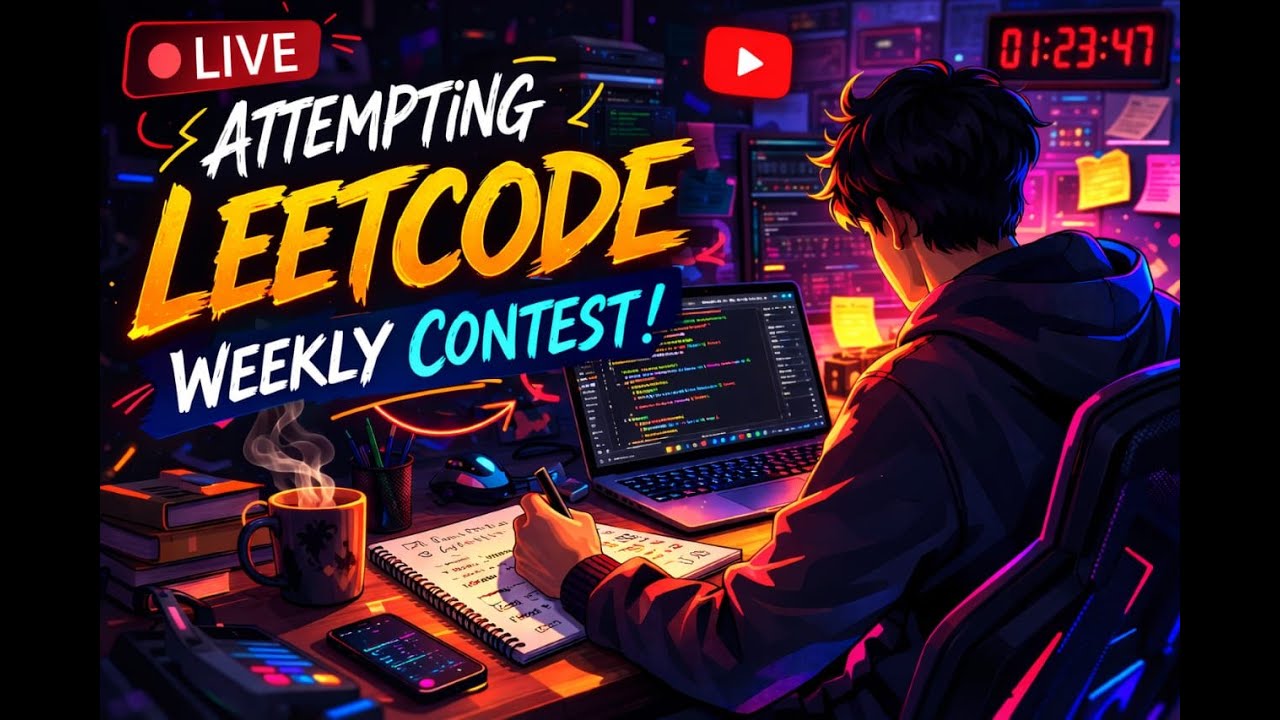 🔴LIVE ATTEMPTING LEETCODE WEEKLY CONTEST 493