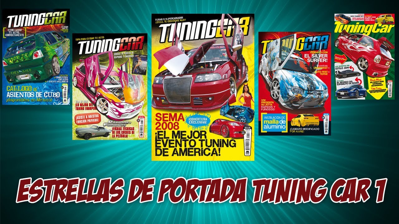 Estrellas de portada revista Tuning Car - Vol. 1