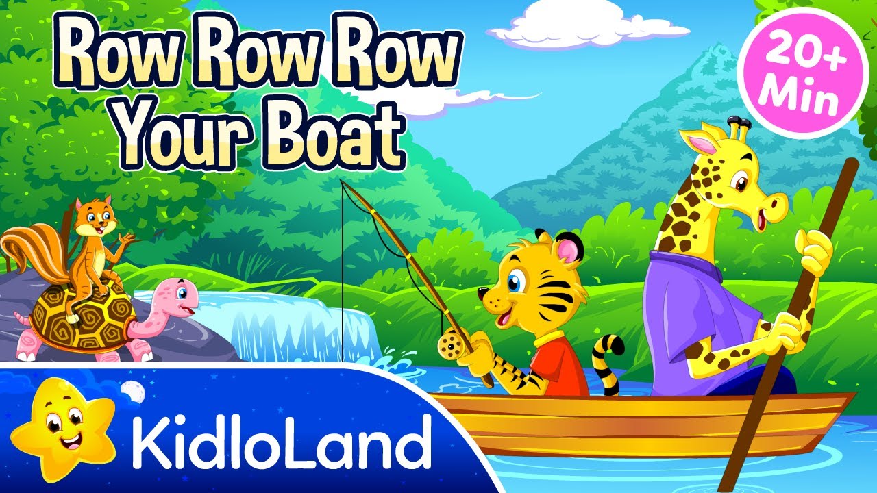 Row Row Row Your Boat | Fly Fly Fly Your Plane + Kids Nursery Rhymes & Children Songs | KidloLand