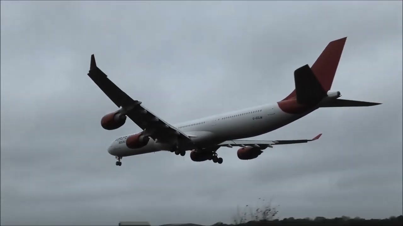 STORM BERT - Extreme crosswind landings at Bournemouth Airport