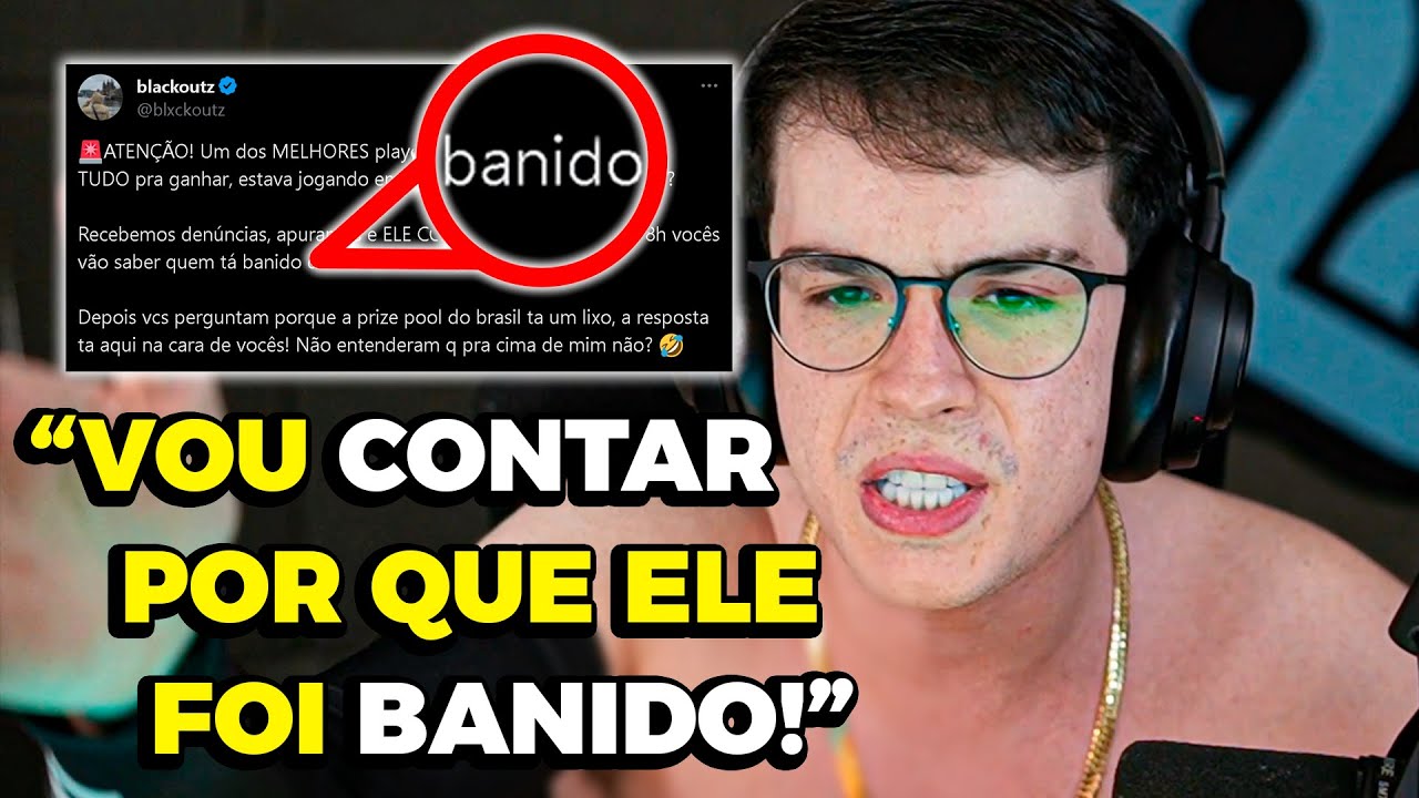 BANIDOS! BLACKOUTZ conta TODA VERDADE sobre TRAPAÇA em seu CAMPEONATO!