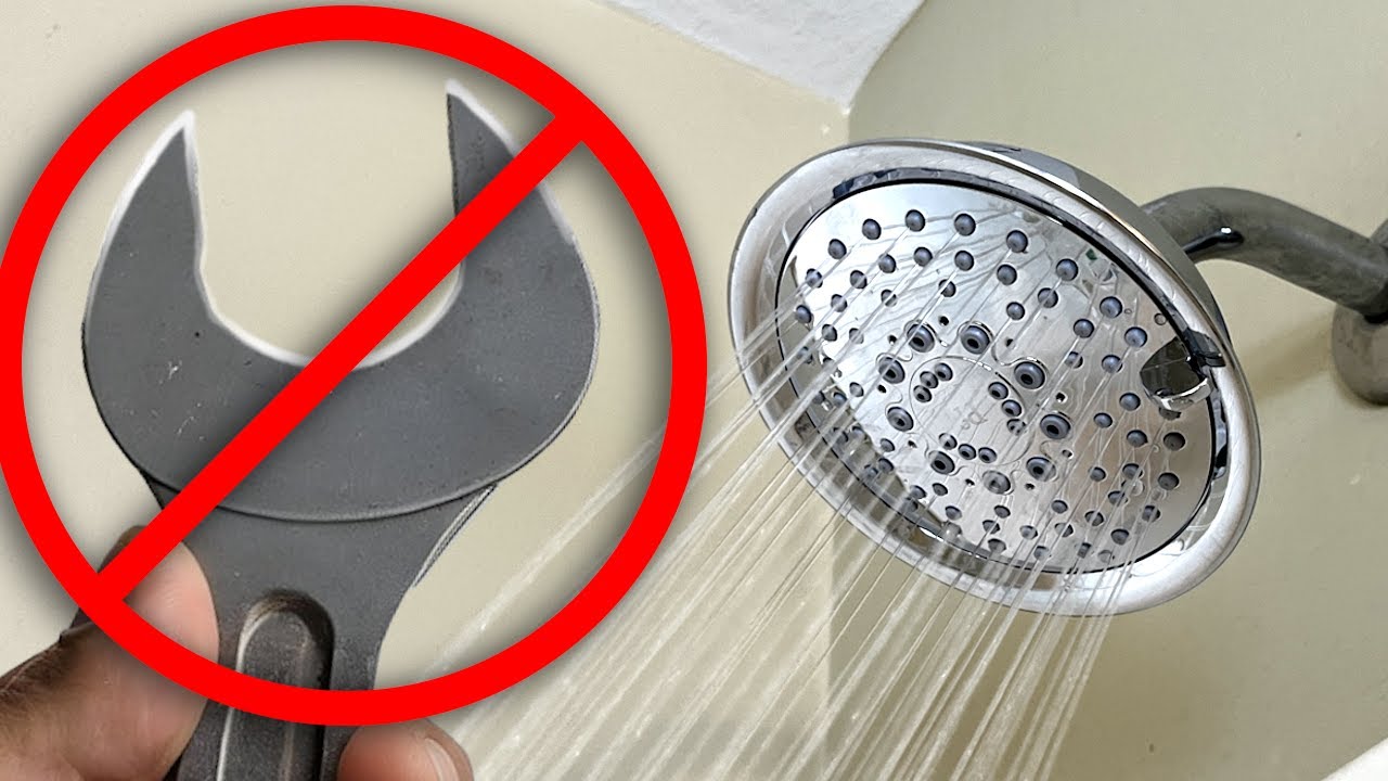 How To Install a Showerhead Without Any Tools