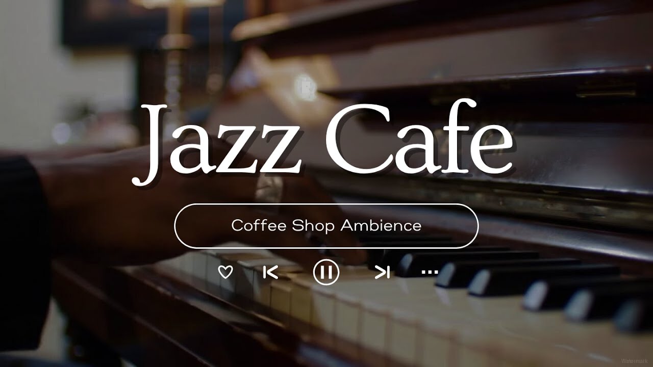 Jazz Relaxing Music at 4K Spring Coffee Shop Ambience 🌸 Smooth Jazz Instrumental Music for Good Mood