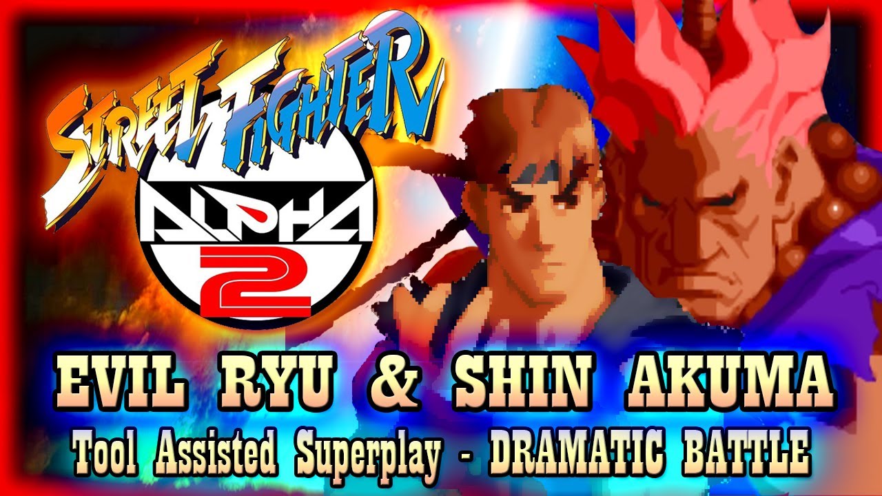 【TAS】STREET FIGHTER ALPHA 2 - DRAMATIC BATTLE - EVIL RYU & SHIN AKUMA