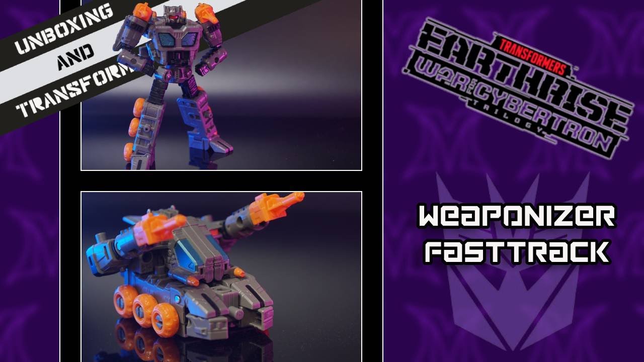 Unboxing and transforming Decepticon Weaponizer Fasttrack (Tagalog)