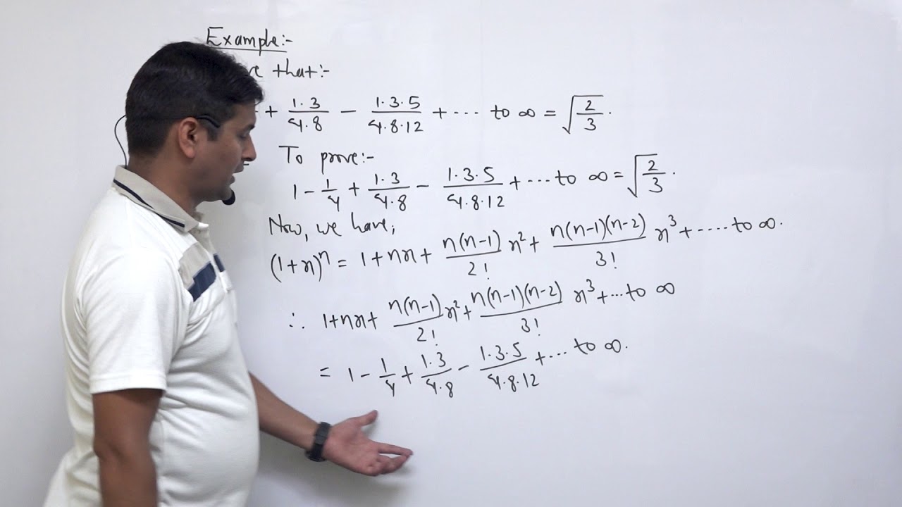 Class 12  Maths Binomial Theorem part 2