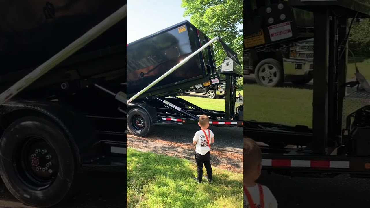 Dropping a 15 yard Roll Off Dumpster