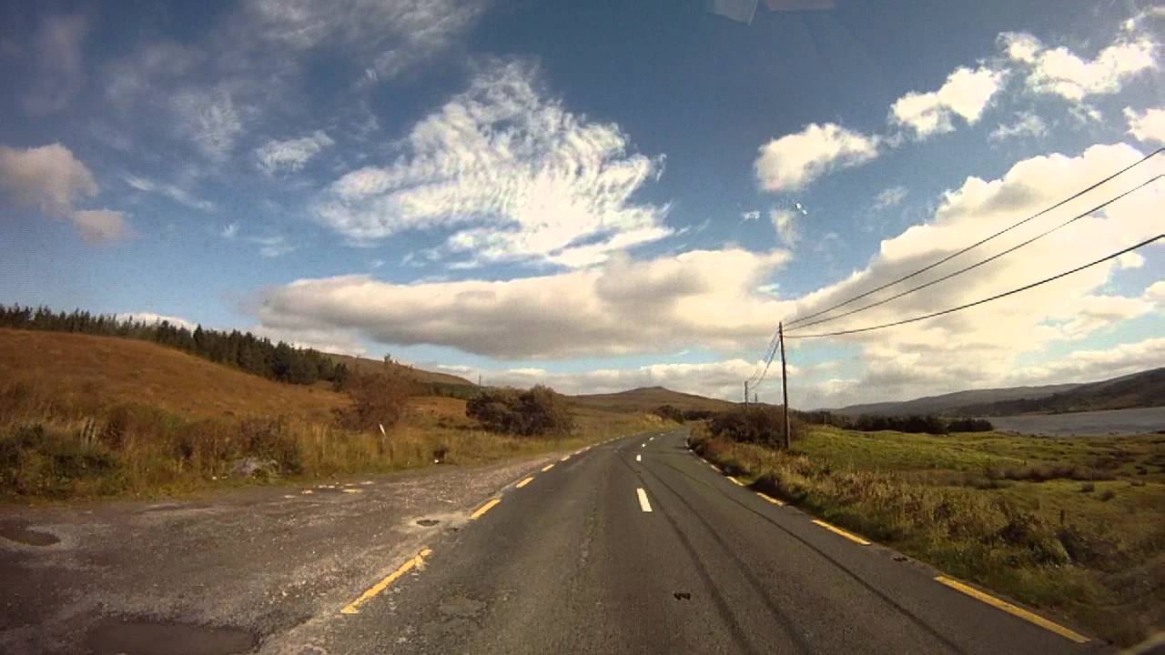 Scenic Drive Connemara: Maam Cross - Oughterard, County Galway Ireland
