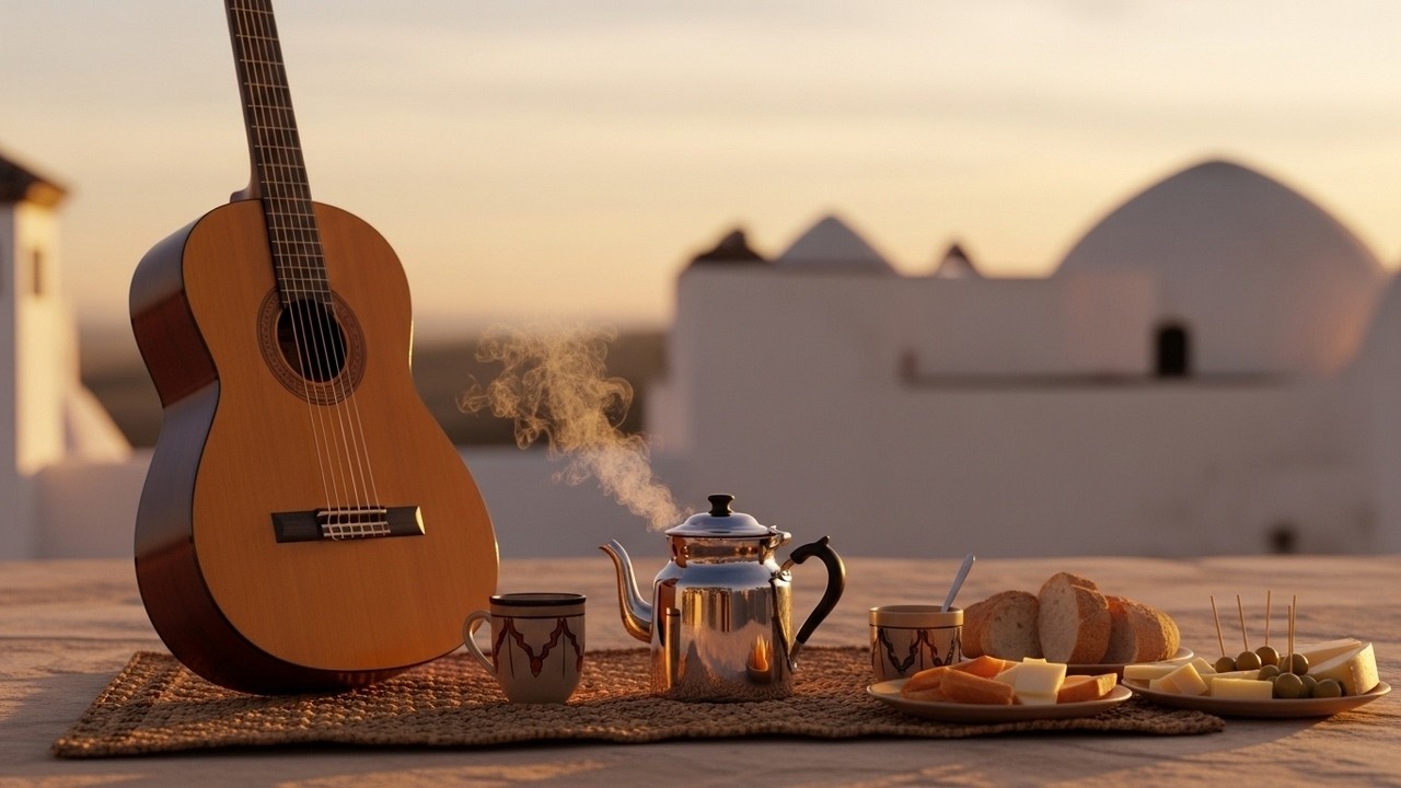 Spanish Guitar & Oud - Relaxing Flamenco Rumba Instrumental With Stable And Quiet Ease