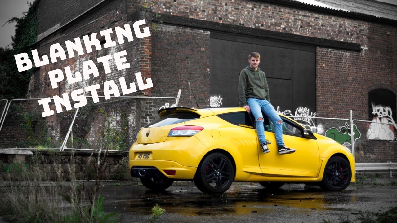 renault megane rs trying to fit  blanking plate