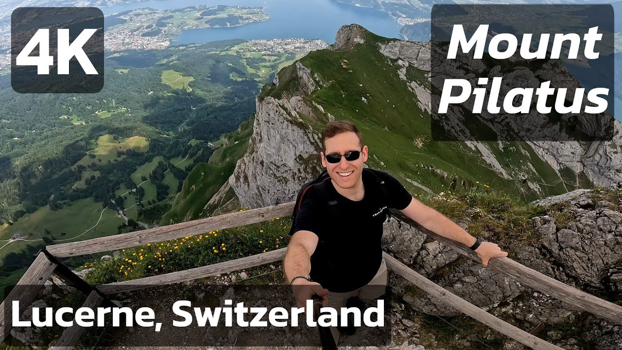Lucerne Switzerland - Mount Pilatus Day Trip in 4K
