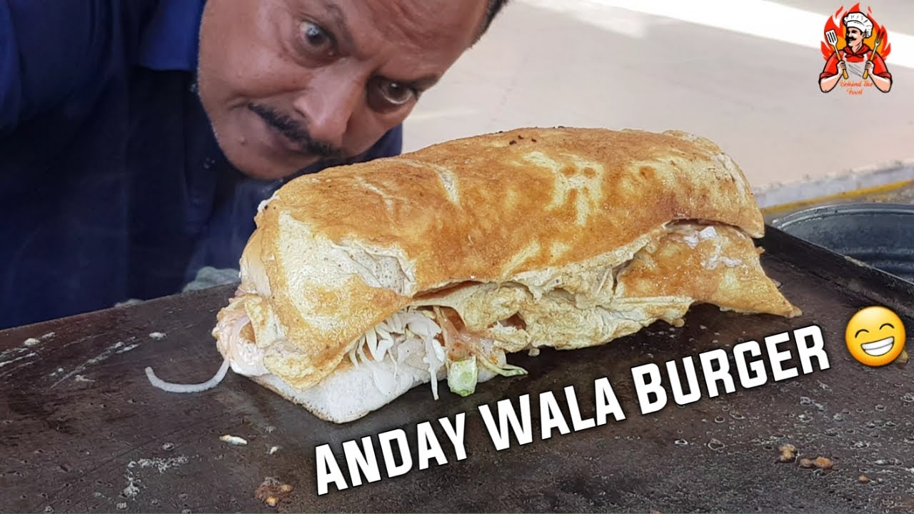 Street Food egg Burger | Anday Waly Burger 😁 | street food Pakistan | street food burger making