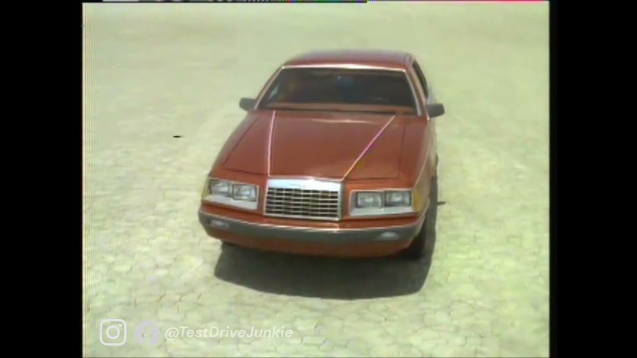 Рекламный ролик производителя лазерных дисков Ford Thunderbird 1983 года