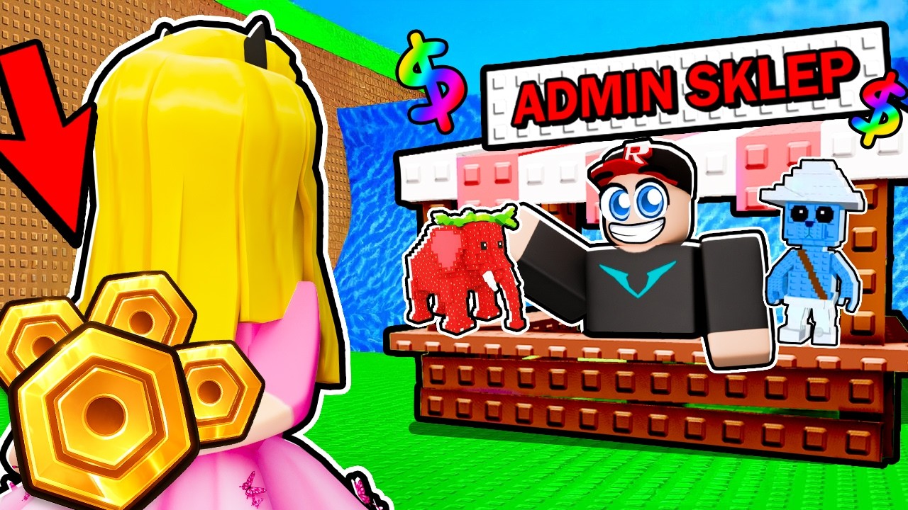 OTWORZYŁEM SKLEP ADMINA I TROLLUJĘ MOJĄ DZIEWCZYNĘ w ESCAPE TSUNAMI FOR BRAINROTS w ROBLOX...