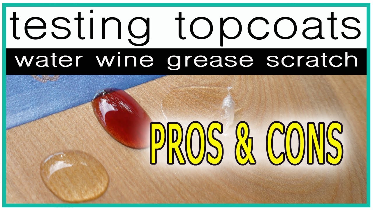 The Ultimate Furniture Protection Showdown: Testing Topcoats