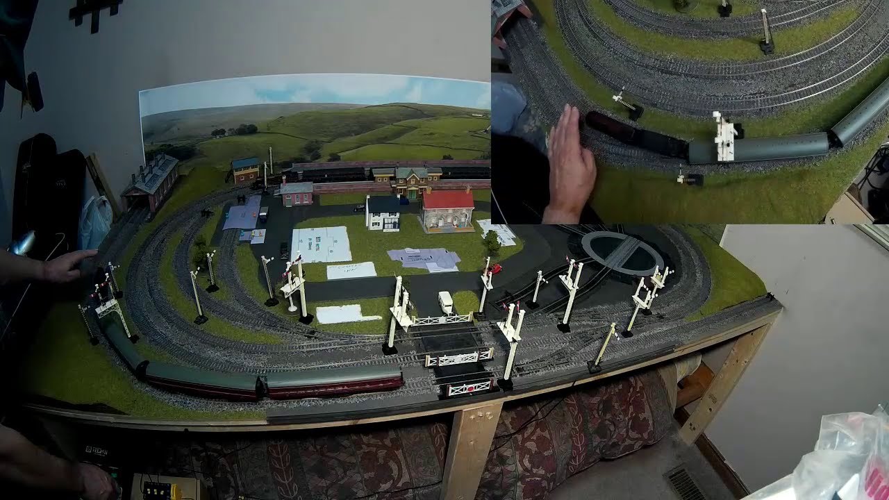 OO Gauge 40, New Layout Running Video Experiment